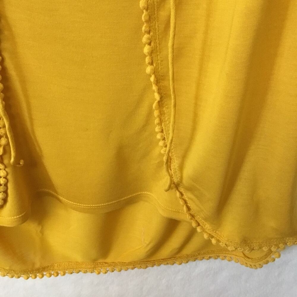 Anthropologie One September Yellow Embroidered Shirt - Picture 5 of 12